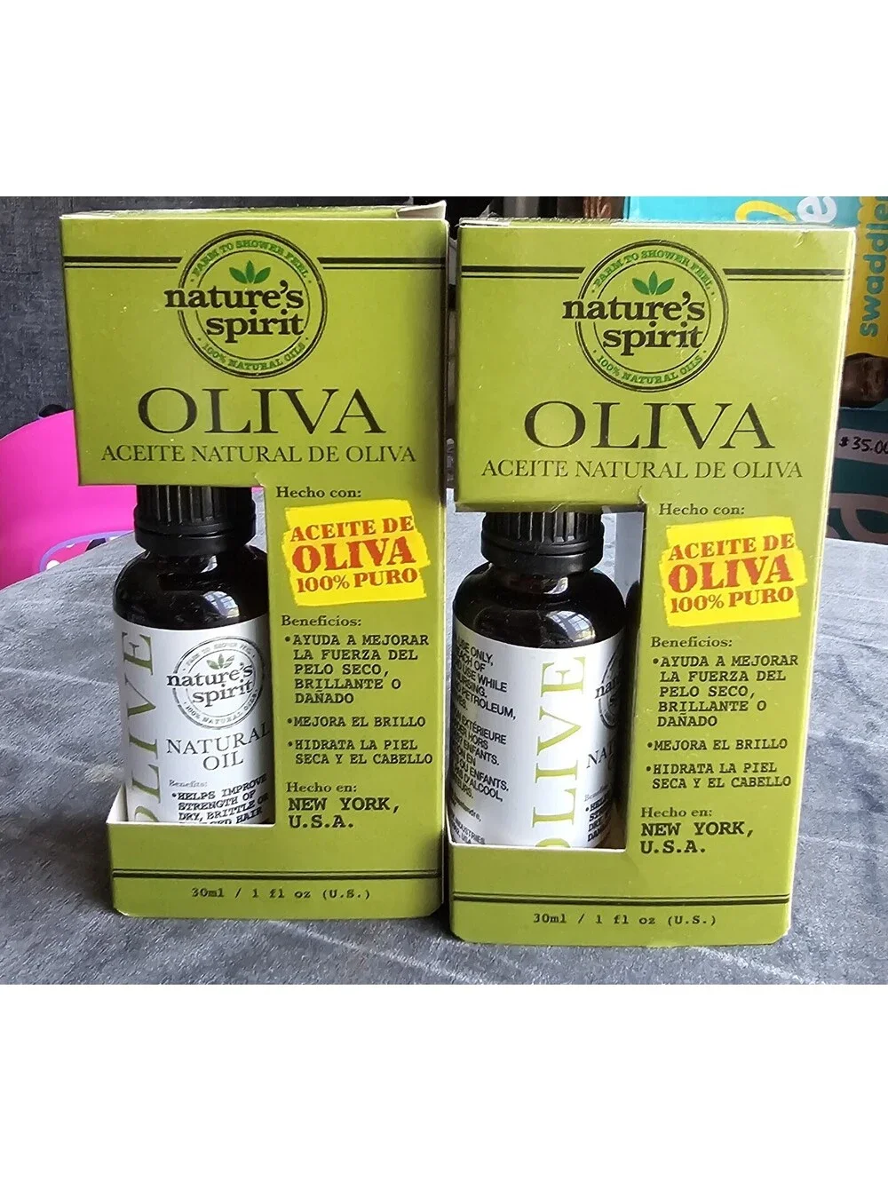 Nature Spirit Natural Olive Oil Hair and Skin NWT Bundle